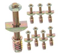 PRETYZOOM Piezas Marco Cama Tornillos M8 De Hierro Resistentes Corrosión Kit De Herrajes Para Cuna y Cama Reparación y Montaje 8 Juegos