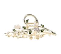 PRETYZOOM Pinza de Garra Metálica con Diseño Floral de Ojo de Gato 135 CM para Mujer Sujeción Antideslizante Accesorio Ligero y Elegante para Peinados Diarios y Eventos Obsequios