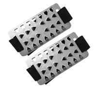 PRETYZOOM Pinzas para Hielo para Zapatos, Crampones para Botas, Negro, Acero Inoxidable, Adhesivo, Agarre Excelente, Reduce el Riesgo de Resbalones, para Hombres y Mujeres, Caza