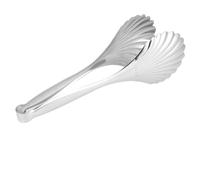 PRETYZOOM Pinzas para Servir de Acero Inoxidable, Multifunción para Alitas de Pollo, Bistec, Pan y Asado, Resistentes al Calor, Orificios Drenaje, Utensilios Cocina para Uso Diario y