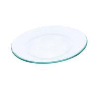 PRETYZOOM Plato Calentador de Cera Aromática Transparente de 8 Cm, Accesorio para Lámpara de Fragancia, Placa para Esencial, Repuesto para Calentadores de Cera Hogar