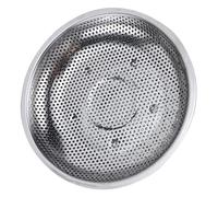 PRETYZOOM Plato Redondo de Acero Inoxidable para Frutas Drenaje Fácil de Limpiar y Diseño Multifuncional Adecuado para Cocina y Vapor