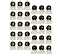 PRETYZOOM Portalámparas Fluorescente T8/g13 sin Derivación 30 Piezas Soporte para Tubo LED Base de Lámpara Recambio para Instalación Segura y Mantenimiento Fácil en Color Color Aleatorio