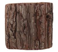 PRETYZOOM Portavelas Resistente Deformación de Tocón de Árbol Diseño Realista de Madera y Ligero, Adecuado para Decoración Rústica en Pasillos de Bodas