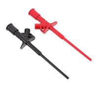 PRETYZOOM Probadores de Voltaje Clips de Sonda de Perforación Aislados y Cabeza Flexible, 2 Piezas Gancho Rápido y Enchufe de 4mm para Diagnóstico Eléctrico