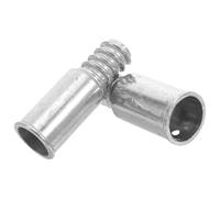 PRETYZOOM Punta Roscada de Repuesto para Mango de Escoba, Aleación de Aluminio, Adaptador para Poste de 19-22mm, Conector para Trapeador, Escoba y Cepillo Metálico, 2 Piezas