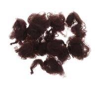 PRETYZOOM Redes Invisibles Cabello Borde Elástico Ajustable, Color Marrón Oscuro, Malla Fina 7mm X 50cm, Paquete de 100 Unidades para Moños y Cuidado Nocturno del Cabello