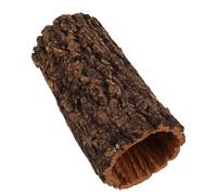 PRETYZOOM Refugio para Reptiles en Tronco de Madera 20x10x10cm, Escondite Resistente y Húmedo para Serpientes y Ranas en Terrarios Bioactivos