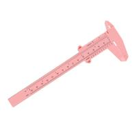 PRETYZOOM Regla Medidora de Cejas 150 Mm de Plástico Rosa, Calibrador de Doble Escala para Maquillaje, Herramienta Precisa para Diseño y Posicionamiento en Belleza Profesional