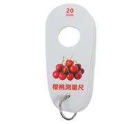 PRETYZOOM Regla Medidora de Diámetro 9 Orificios para Cerezas y Arándanos, Calibrador Plástico para Clasificación y Medición en Huertos y Puntos de Venta
