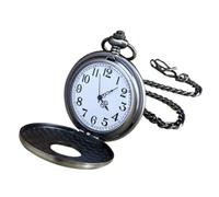 PRETYZOOM Reloj de Bolsillo Vintage de Aleación Diseño Creativo Hueco y Acabado Plata, Precisión Excelente Manufactura para Uso Diario