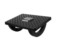 PRETYZOOM Reposapiés Ergonómico para Oficina y Hogar Antideslizante para Postura Cómoda y Alivio de Fatiga bajo Escritorio Diseño Minimalista Negro