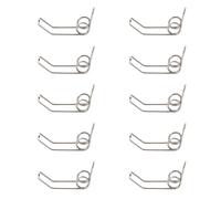 PRETYZOOM Resortes de Drenaje para Trompeta Watergate 10 Piezas Negro Accesorios para Llave de Trompeta Funcionales y Duraderos