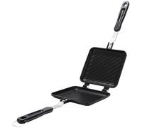 PRETYZOOM Sartén para Hornear Sándwiches Antiadherente Herramienta de Cocina Multiusos para Hacer Sándwiches para Pan Tostado Huevos y Compatible con Gas Inducción