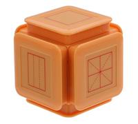 PRETYZOOM Sello Educativo Autoentintable de Seis Caras para Práctica de Caligrafía Herramienta para Profesores y Alumnos para Aula y Hogar con Líneas y Rejilla Pinyin para Enseñanza Eficaz