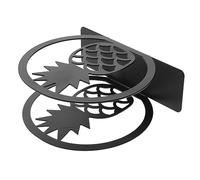 PRETYZOOM Servilletero de Hierro Negro Forma de Piña, Dispensador Resistente para Servilletas y Papel de Cocina, Adecuado para Uso Diario y Bares Modernos