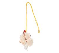 PRETYZOOM Silbato de Caracol Natural Beige de Plástico y Cuerda, Juguete Musical Versátil para Actividades al Aire Libre y Decoración en Fiestas Temáticas de Playa