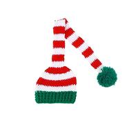 PRETYZOOM Sombrero De Elfo De Ganchillo Sombrero De Punto De Navidad Gorro Tejido con Orejeras Gorro con Pompones De Larga Gorro con Pompones De Elfo Gorro De Niños Bebé Manual