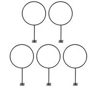 PRETYZOOM Soporte de Balones de Fútbol y Baloncesto de Hierro con 5 Piezas para Almacenamiento en Tienda y Hogar, Adecuado para Fiesta Verano