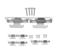 PRETYZOOM Soporte de Cortina Metálico Ajustable Juego de Soportes para Barra de Cortina para Instalación Ángulos Rectos y Entornos Especiales Resistentes al Desgaste Alta Capacidad de Carga