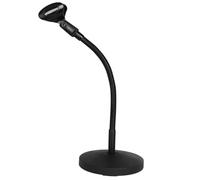 PRETYZOOM Soporte de Micrófono Ajustable de Metal para Mesa Soporte de Micrófono de Escritorio Estable con Clip Giratorio para Conferencias Grabaciones y Charlas
