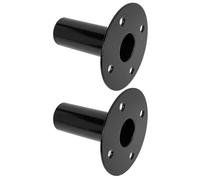 PRETYZOOM Soporte para Altavoz de Hierro 2 Piezas, Bandeja Metálica para Altavoces, Base de Altavoz para Amplificador y Subwoofer, Accesorio para Aislamiento y Protección en Uso Doméstico