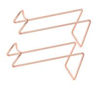 PRETYZOOM Soporte para Botellas de Vino Individual de Metal Dorado Rosa Pequeño, Portabotellas Estable y Moderno para Exhibición y Organización en Cocina o Comedor, Pack de 2 Piezas