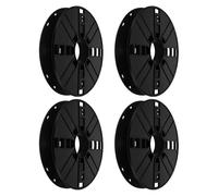 PRETYZOOM Soporte para Carrete de Filamento 3d Negro Hueco, 0,5 Kg, Paquete de 4 Unidades, Almacenamiento Portátil para Cables Eléctricos y Mangueras, Compatible Impresoras 3d y