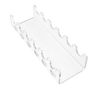 PRETYZOOM Soporte para Pipetas y Tubos de Ensayo, 6 Ranuras, Expositor Seguro para Almacenamiento en Laboratorios Hospitalarios y Científicos