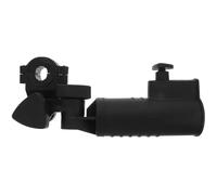 PRETYZOOM Soporte Paraguas Ajustable para Carrito de Golf y Cochecito Soporte para Paraguas con Ángulo Móvil Resistente y Duradero para Manillar Redondo