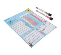 PRETYZOOM Tabla de Tareas Magnética para Niña Calendario Semanal con Marcador Cuadro de Recompensas Familiar para Fomentar Hábitos y Buen Comportamiento Color Aleatorio Color Aleatorio