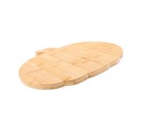 PRETYZOOM Tablero de Cortar Calabaza de Bambú para Halloween con Mango Bandeja Multifuncional para Servir Frutas Carnes y Quesos Decoración Festiva para Cocina