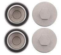 PRETYZOOM Tapón de Drenaje de Aceite de Motor para Motocicleta 4 Unidades Tornillo de Ajuste Resistente de Metal Pieza de Reparación Compatible para Mantenimiento y Prevención de Fugas