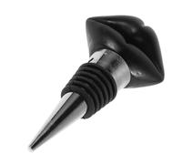 PRETYZOOM Tapón De Vino De San Valentín Tapones De Whisky Tapón De Vino Reutilizable Tapones De Vino Divertido Corchos De Botellas De Vino Ahorrador De Vino Aleación De Aluminio Black