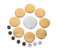 PRETYZOOM Tapones de Expansión de Congelación de Motor de Latón Kit de Repuesto Mpe-100br para Bloque Pequeño Compatible con Chevrolet Mejora Sistema de Enfriamiento para Mantenimiento