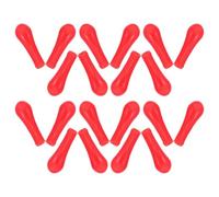 PRETYZOOM Tapones de Látex Rojos para Pipetas de Laboratorio 120 Unidades Material Didáctico de Ciencias Compatibles Goteros Graduados y Tubos de Ensayo Resistentes a Productos Químicos