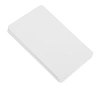 PRETYZOOM Tarjetas de Identificación en Blanco 30 Mil de Pvc 10 Superficie Pulida para Pintar, Resistentes y Creativas, para Tienda y Uso Profesional