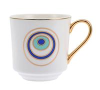 PRETYZOOM Taza De Cerámica Diseño De Ojo De Fátima Turco Taza Para Café y Té Para Uso Diario El Hogar
