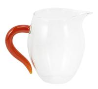 PRETYZOOM Taza de Té de Vidrio Asa de Colores, Accesorio Arte del Té, Diseño Simple y Resistente al Calor, Adecuado para Disfrutar Infusiones