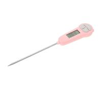 PRETYZOOM Termómetro Electrónico para Carne Sonda de Acero Inoxidable y Abs, Medición Rápida de Temperatura para Cocinar y Freír Alimentos Sólidos y Líquidos
