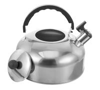 PRETYZOOM Tetera Con Filtro Botella Tetera Apta Para Estufa Tetera Con Silbato Hervidores Grandes Para Cocinar Jarra De Té Con Filtro Tetera Japonesa Tetera Hirviendo Acero Inoxidable Silver