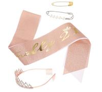 PRETYZOOM Tiaras De Banda Únicas Para El Cumpleaños Número 21 Para Mujeres Y Niñas Juego De Bandas Digitales Suministros Para Fiestas De Cumpleaños Dijes