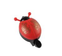 PRETYZOOM Timbre para Bicicleta Infantil Campana de Cobre con Sonido Claro Diseño de Mariquita Rojo Fácil de Montar para Manillar