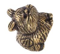 PRETYZOOM Tirador para Muebles Forma de Animal, Tirador de Latón, Forma de Gato, 3,00x2,50x2,10cm, para Armarios y Tocadores de Dormitorio, Decoración Vintage y Moderna para Amantes Gatos