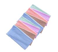 PRETYZOOM Toallitas Desmaquillantes de Microfibra Coral 25X25 CM 10 Unidades Paño Facial para Limpieza y Cuidado de Piel Adecuado para Uso Doméstico Viaje Color Color Aleatorio