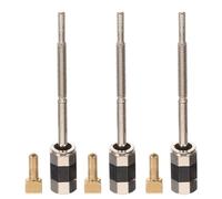 PRETYZOOM Tornillos para Bastón de Violín 4/4 de Cuproníquel Juego de 3 Piezas Accesorio de Repuesto Metálico Resistente para Ranilla Compatible Instrumentos de Cuerda para