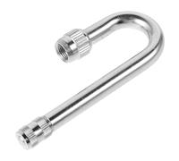 PRETYZOOM Tubo de Extensión para Válvula de Neumático con Diseño Curvado para Coche y Camión Prolongador Resistente para Inflado Fácil y Rápido
