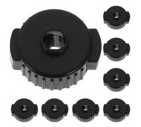 PRETYZOOM Tuercas de Fijación para Platillos de Batería 8 Piezas, Tapas de Tornillo de Plástico para Montaje Rápido, Accesorios de Cejuela de Platillo, Compatibles Hi-hat y Percusión