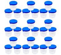 PRETYZOOM Vasos para Muestra de Orina de 40 Ml Tapa Hermética Recipientes Desechables Resistentes para Laboratorio Paquete de 100 Unidades Aptos para y Heces