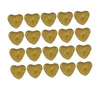 PRETYZOOM Velas de Té en Forma de Corazón sin 30 Unidades Mini Velas Doradas Fresco para Un Romántico Decoración de Aniversario de Boda